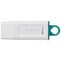 MEMORIA KINGSTON 64GB USB 3.2 ALTA VELOCIDAD / DATATRAVELER EXODIA BLANCO CON ANILLO AZUL TRANSPARENTE MEMORIA KINGSTON 64GB USB 3.2 ALTA VELOCIDAD / DATATRAVELER EXODIA BLANCO CON ANILLO AZUL TRANSPARENTE